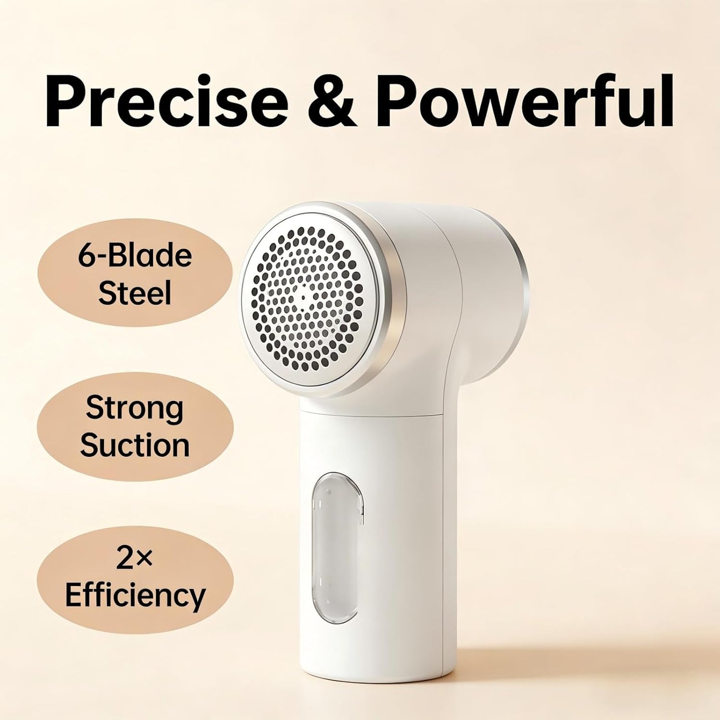 Rechargeable Fabric Shaver with LCD Display