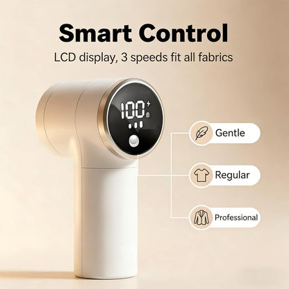 Rechargeable Fabric Shaver with LCD Display